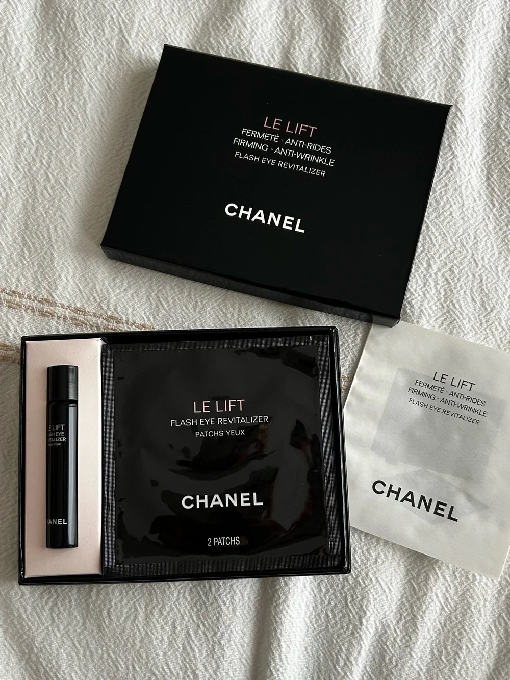Brand New Chanel Le Lift Flash Eye Hydrogel Patches - 10 Pairs